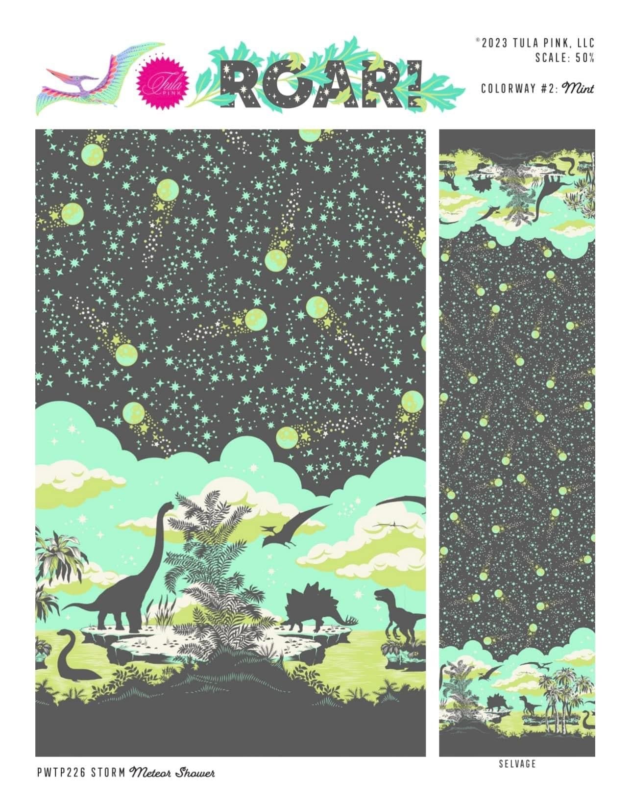 Tula Pink - Roar - Meteor showers - Storm